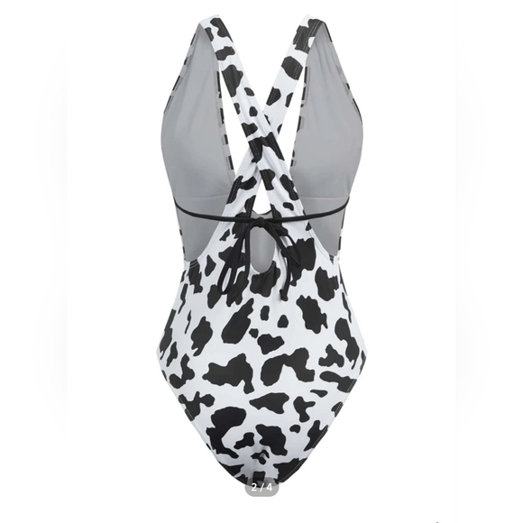 Cow Print Swim - Picture 2 of 3